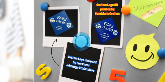 Fan Faces Logo Magnet – Fun & Unique Fridge Decoration- Comes with Free shipping