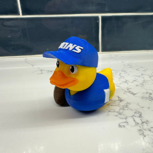 Detroit Lions Duck for Jeep Lovers – Custom Team-Themed Collectible, Fun Gift for Lions Fans and Off-Road Enthusiasts
