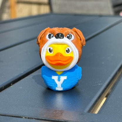 Yale Bulldog Duck Gift – Handmade Mascot Collectible for Fans & Alumni