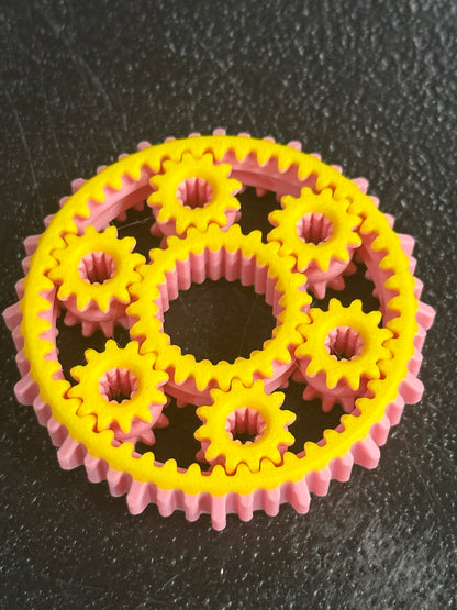Fidget Spinner - 3D Printed Fun Desk Toy Gift For Stress, ADHD, Anxiety & Focus