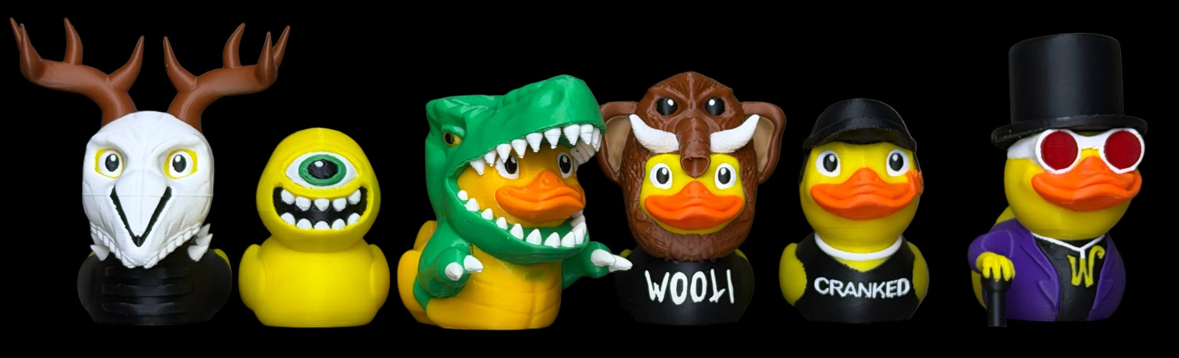 EDM themed ducks