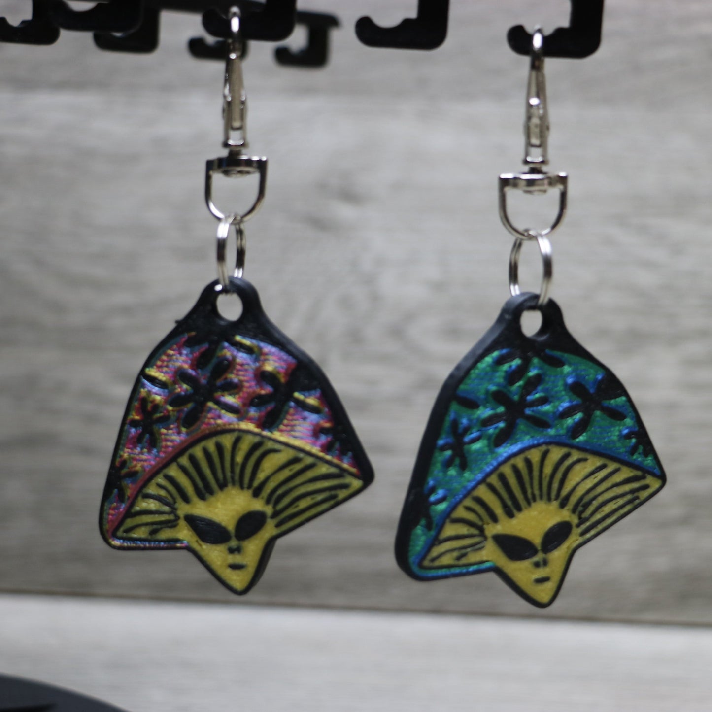 LSDream Alien Mushroom Keychain