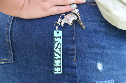 LSZEE Keychain – EDM Rave Charm for Festival Bags, Basshead DJ Fan Gift, Cute LSZEE Merch Collectible for Headbangers