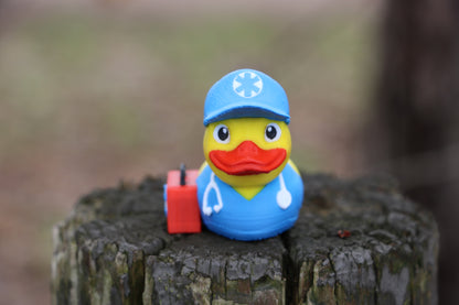 EMT Paramedic Medical Duck for Jeep Lovers - First Responder Gift, Jeep Dashboard Decor