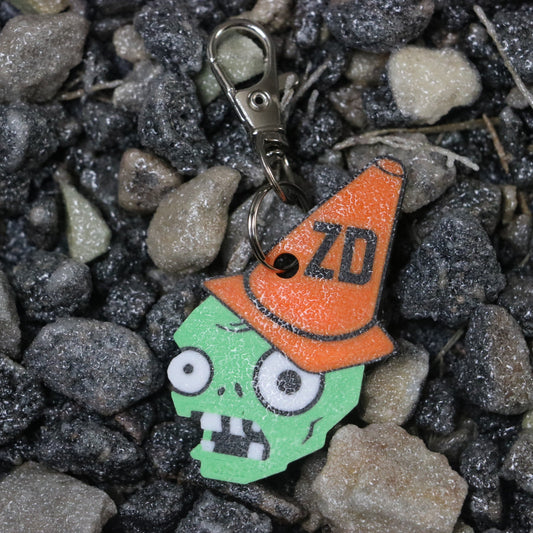Zeds Dead Zombie Cone Keychain