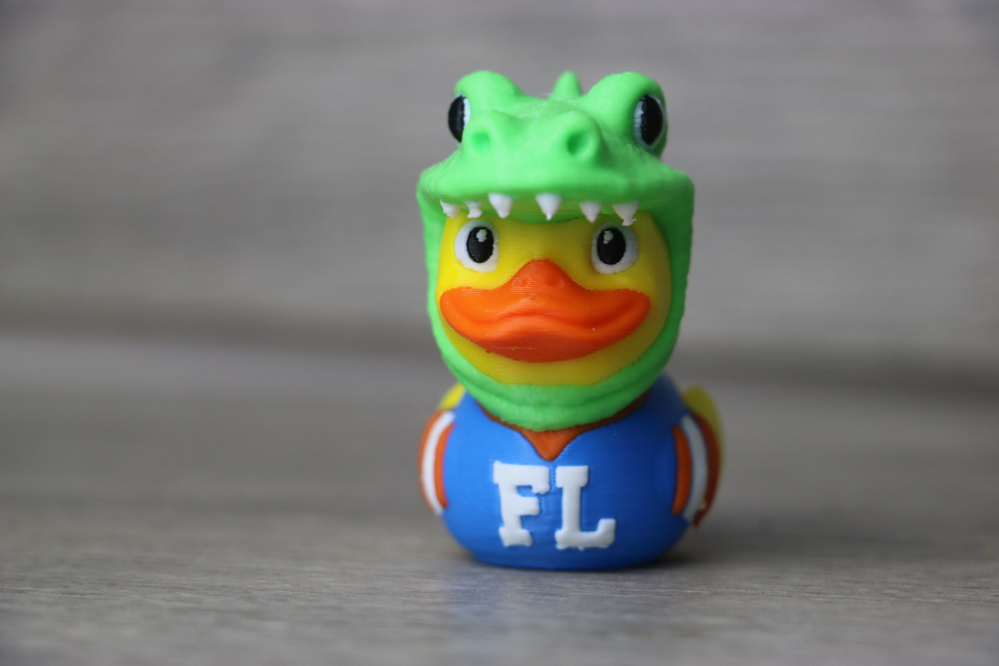 Florida Gators Duck | Alligator Mascot Duck with FL Jersey | Gators Fan Gift