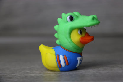 Florida Gators Duck | Alligator Mascot Duck with FL Jersey | Gators Fan Gift