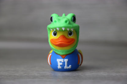 Florida Gators Duck | Alligator Mascot Duck with FL Jersey | Gators Fan Gift