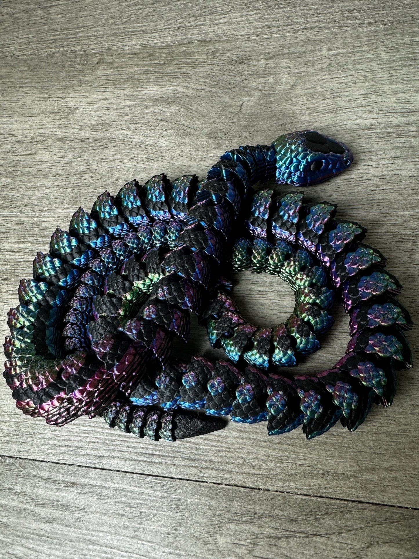 Articulated Snake Toy – Flexible Poseable Reptile Model, Fun Gift for Snake Lovers and Collectors