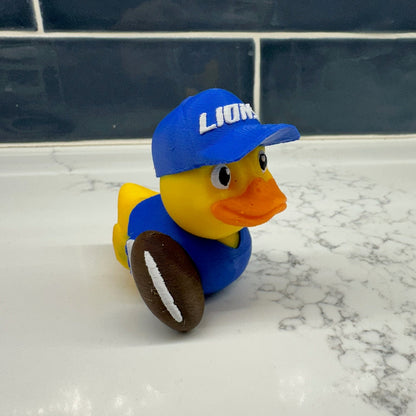 Detroit Lions Duck for Jeep Lovers – Custom Team-Themed Collectible, Fun Gift for Lions Fans and Off-Road Enthusiasts