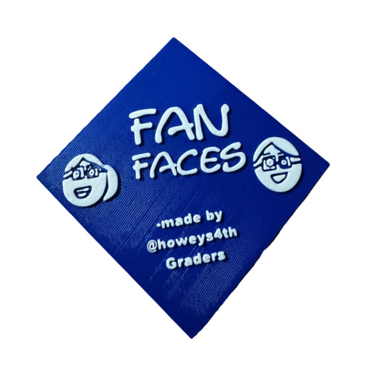 Fan Faces Logo Magnet – Fun & Unique Fridge Decoration- Comes with Free shipping