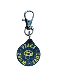 Peace Love and Wubz Keychain