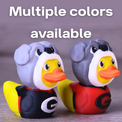 Georgia Bulldog Duck – UGA Graduation Gift, Dawgs Fan Collectible, Game Day Toy