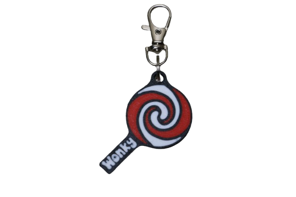 WonkyWilla Lollipop Keychain